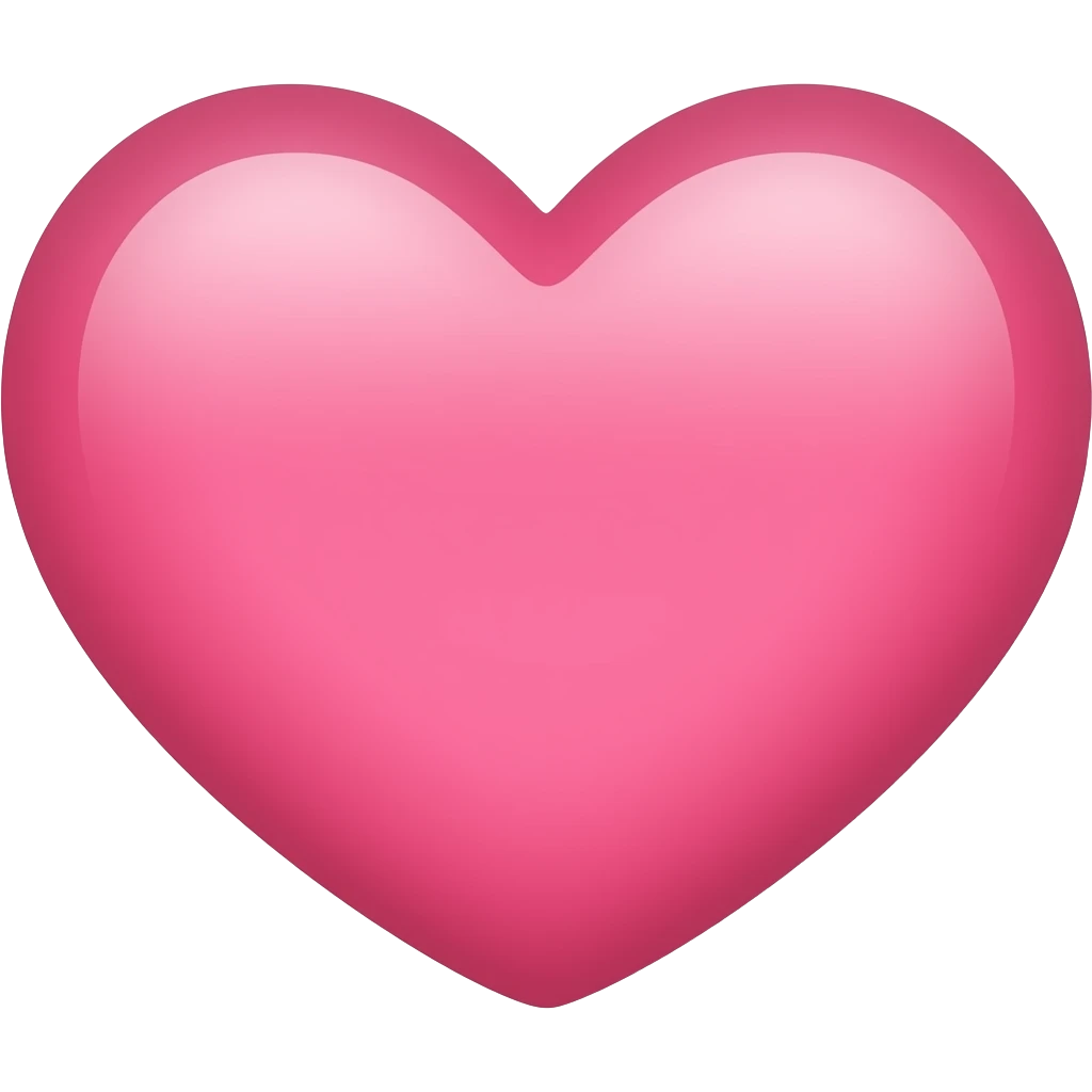 Pink heart emoji