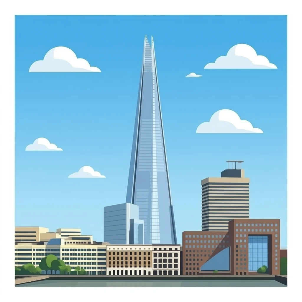 the massive skyscraper called The Shard emoji