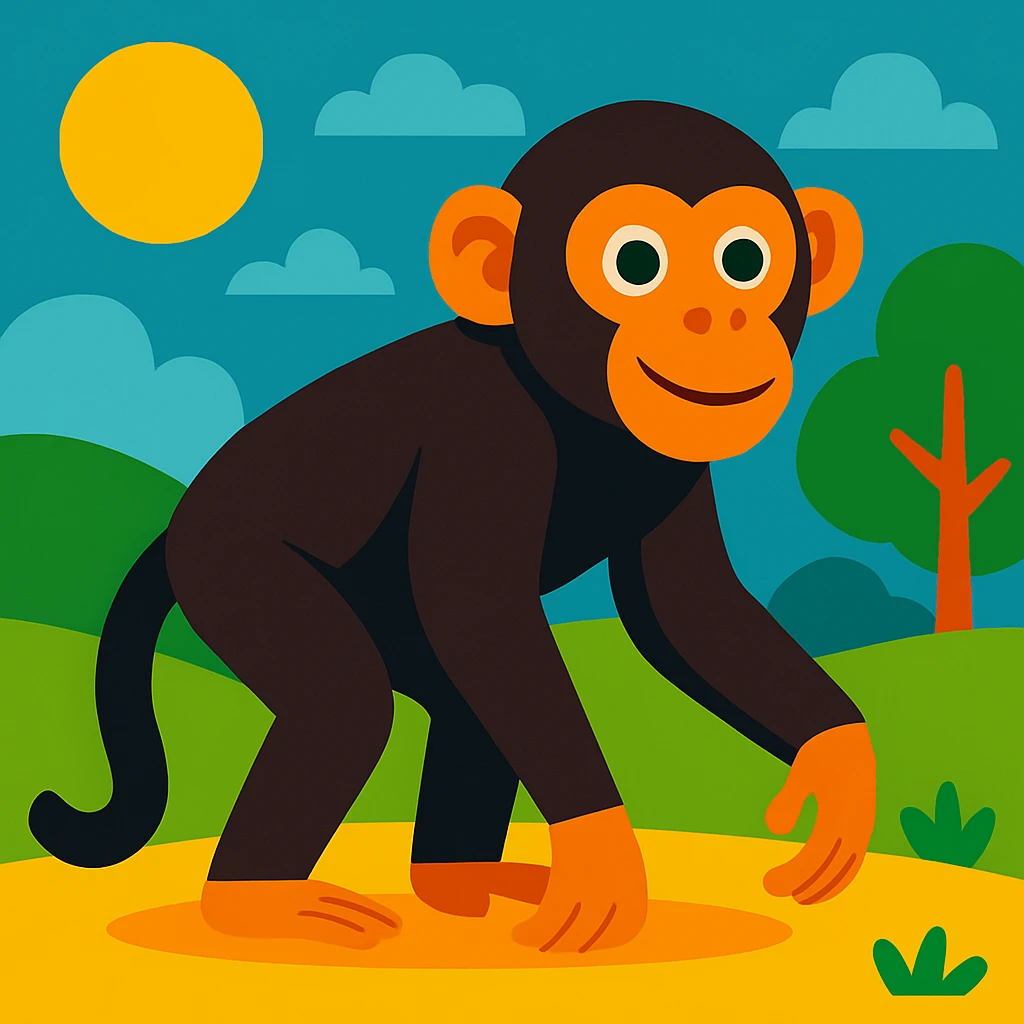 Chimpanzee emoji
