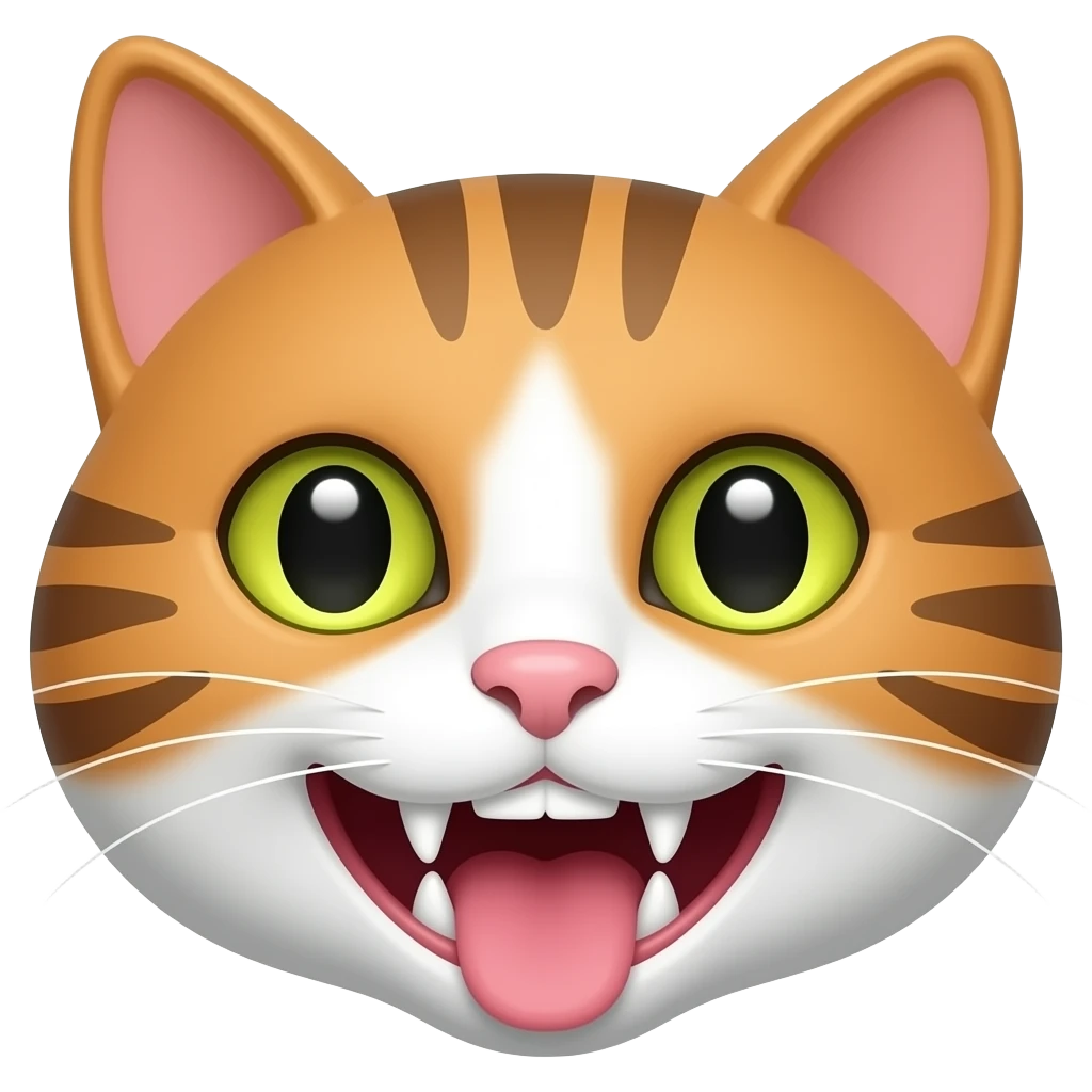 cat's teeth emoji
