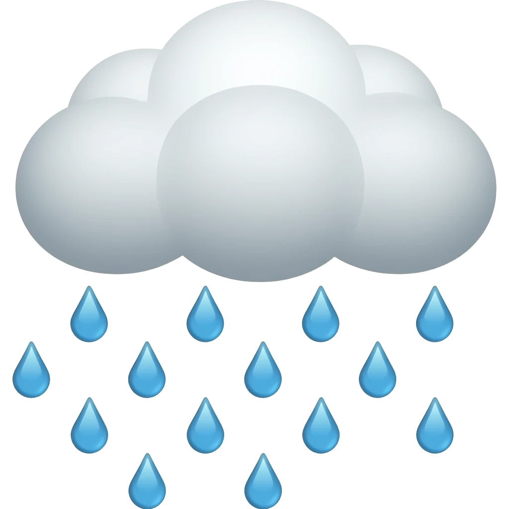 rain emoji