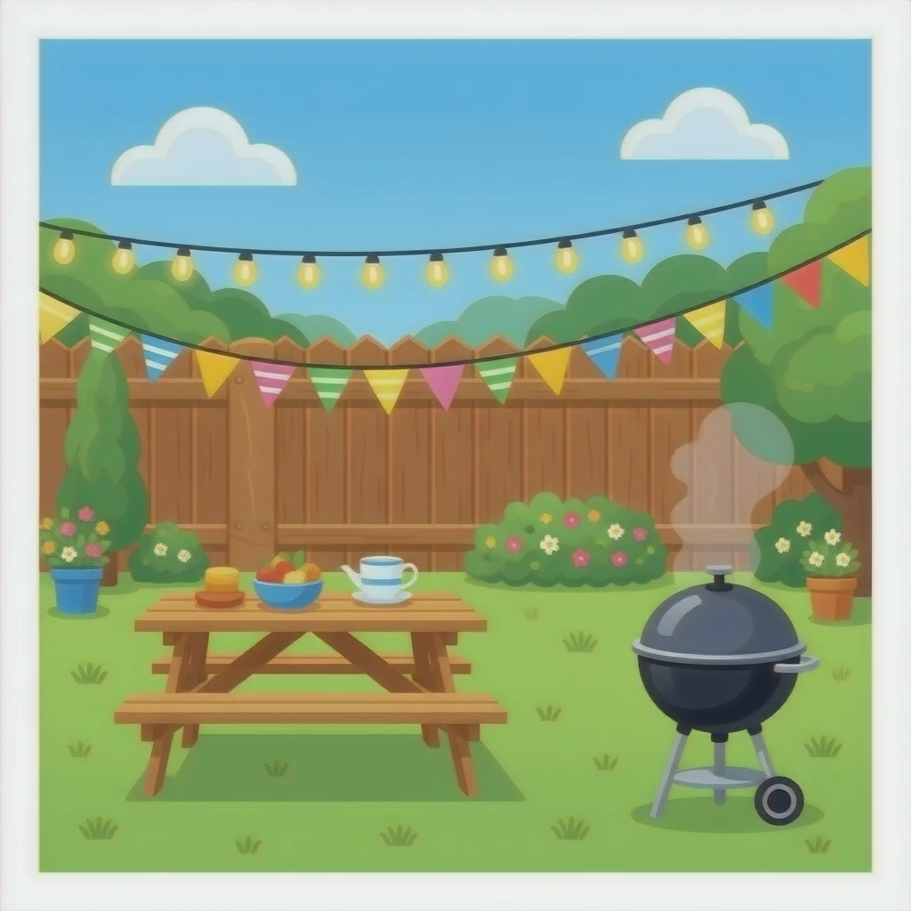 Backyard party emoji