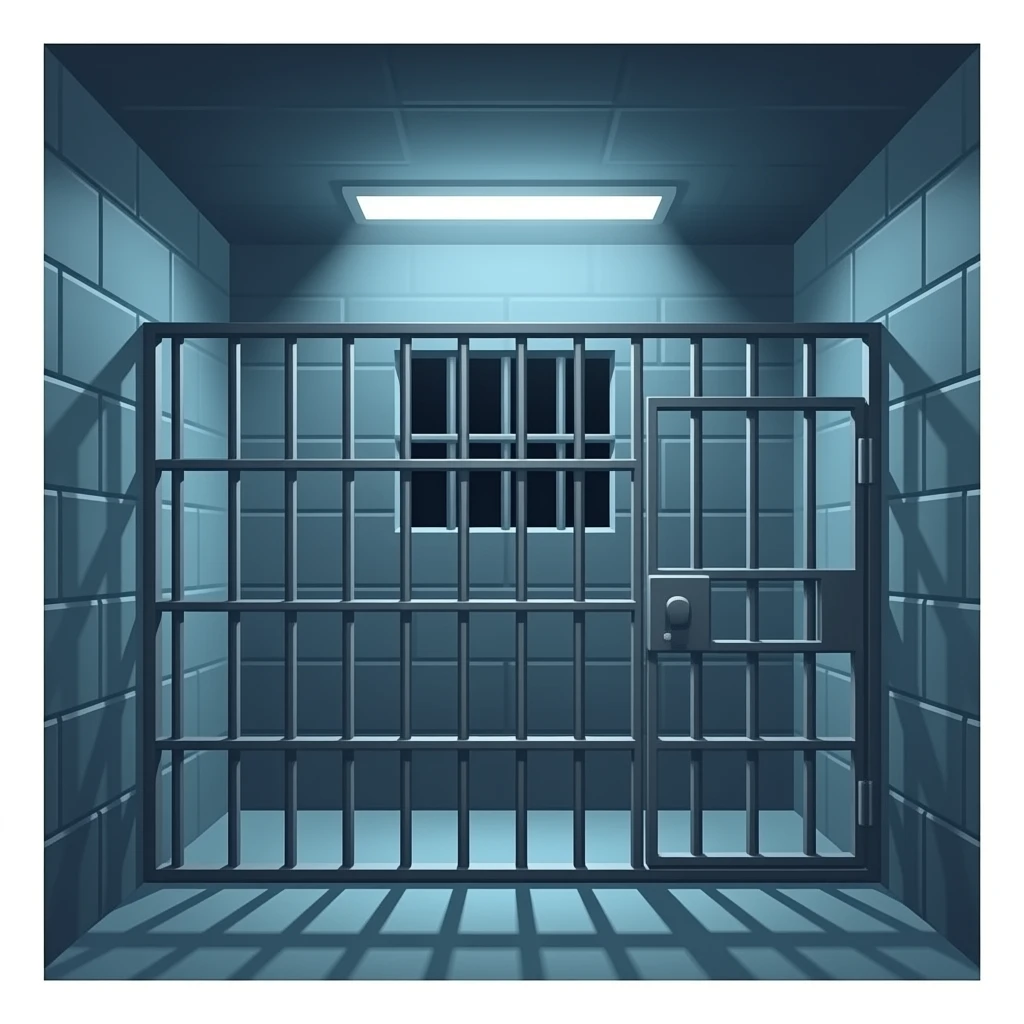 Prison cell set emoji
