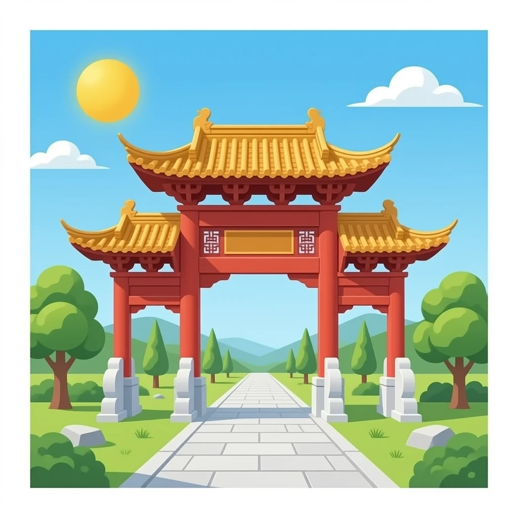 Chinese gate Alone emoji