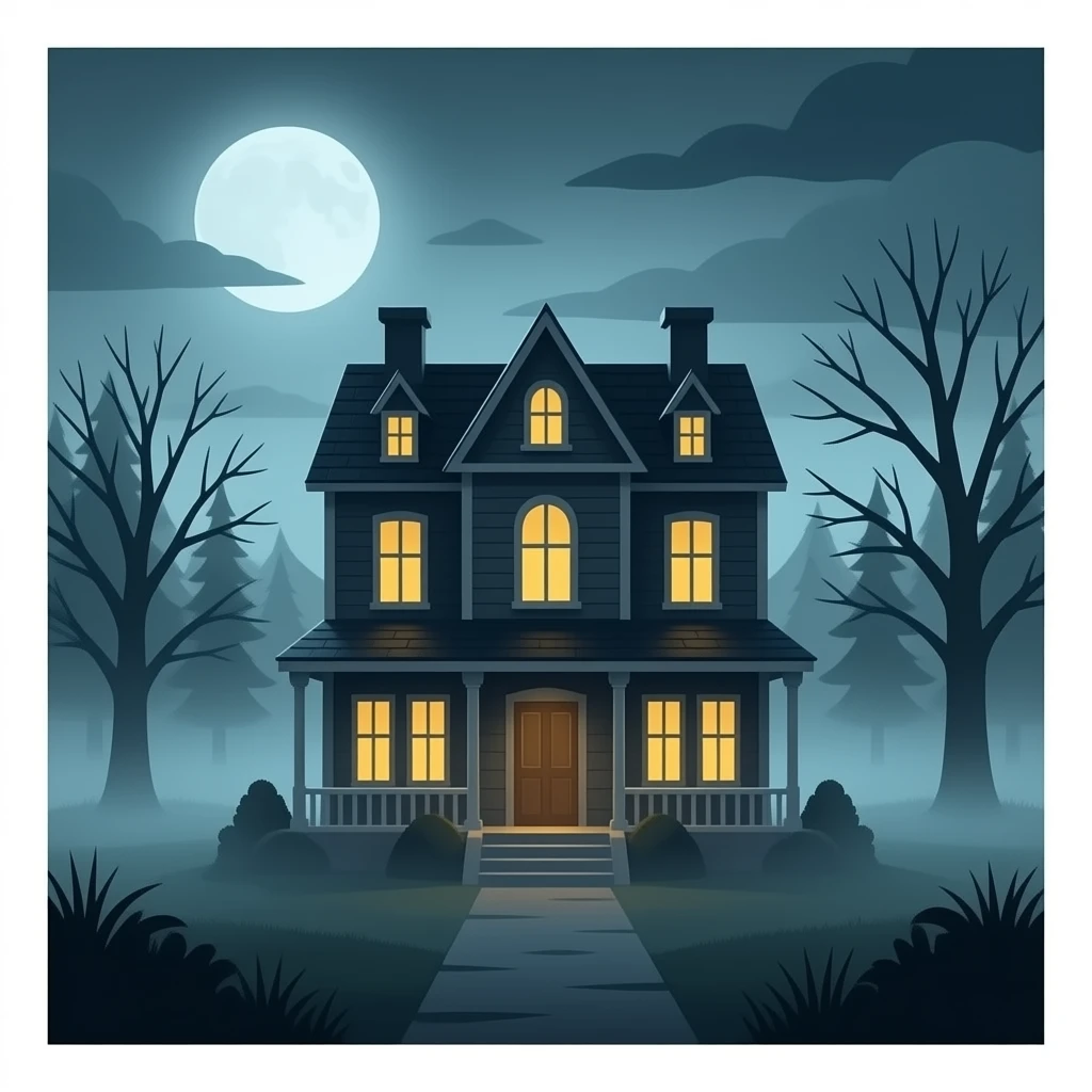 make it scary emoji