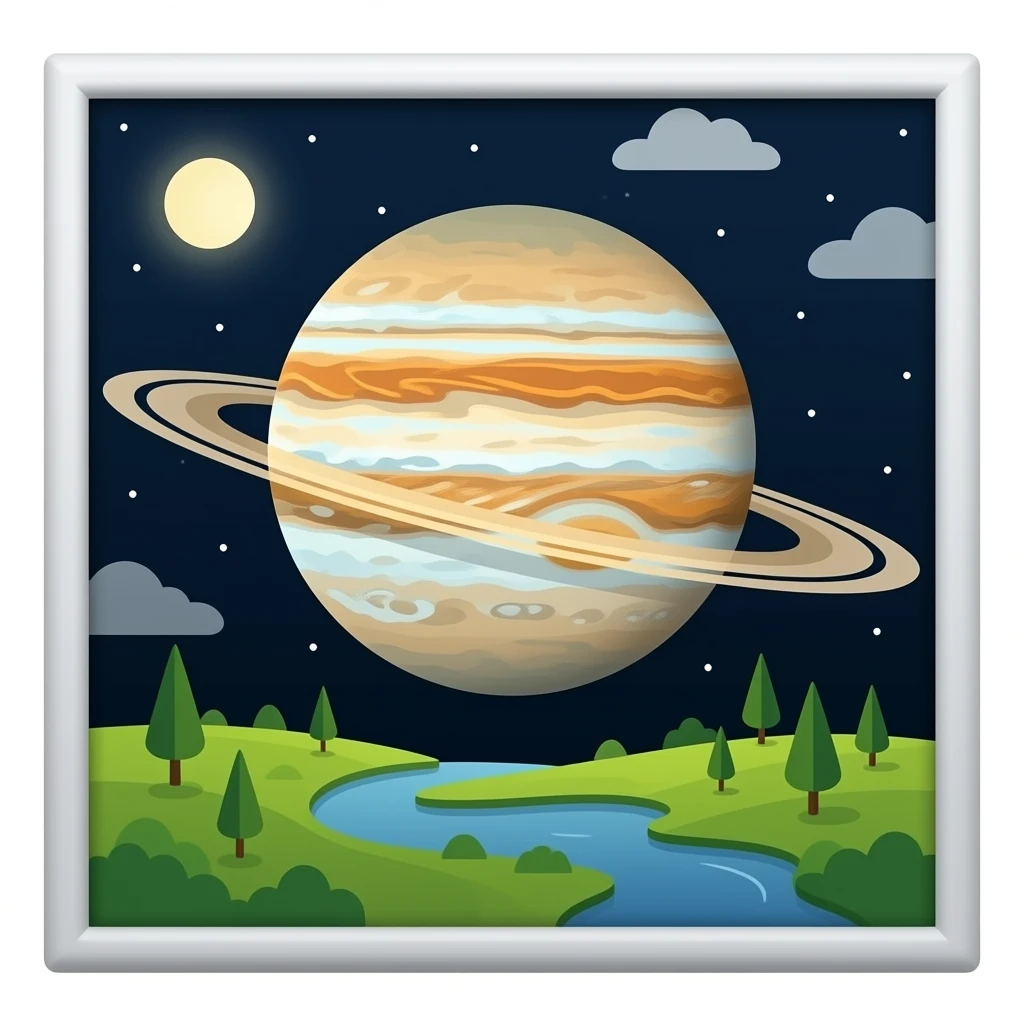 Jupiter planet emoji