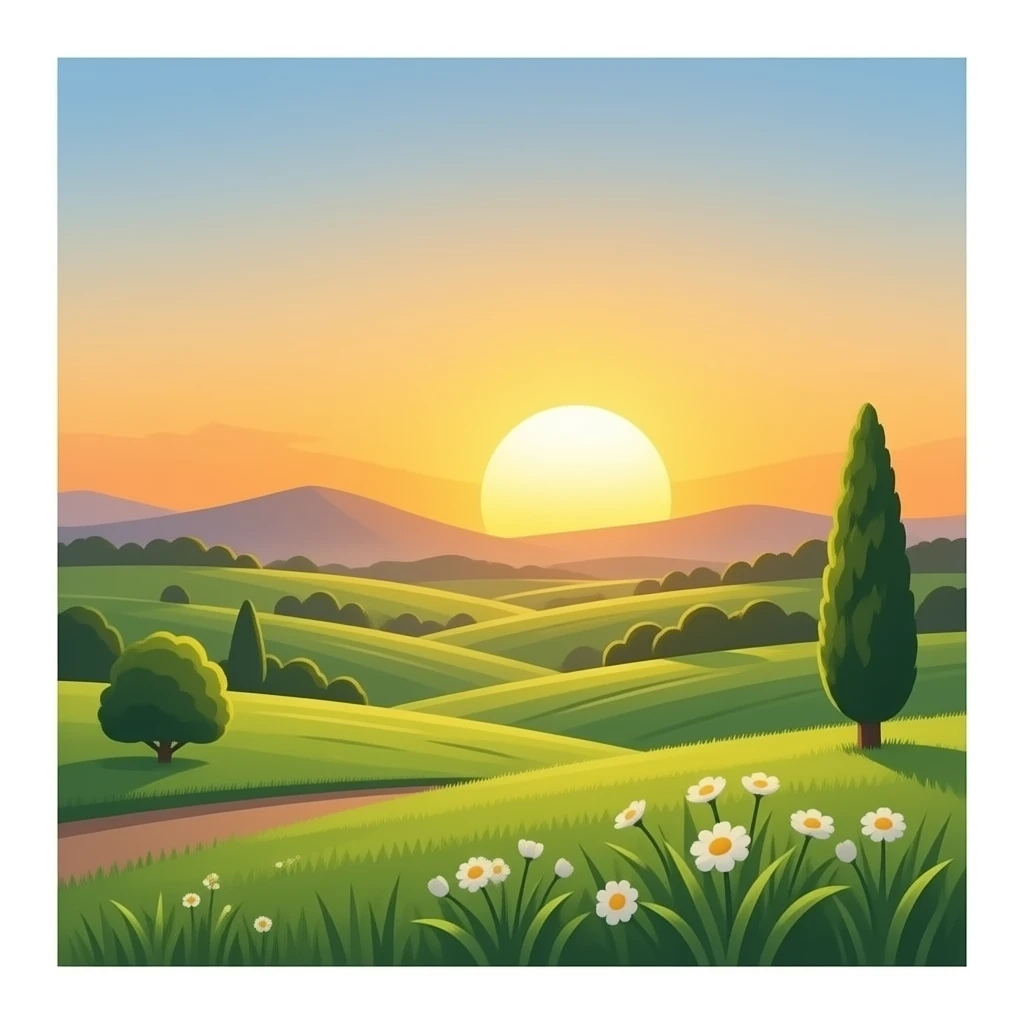 sunrise emoji