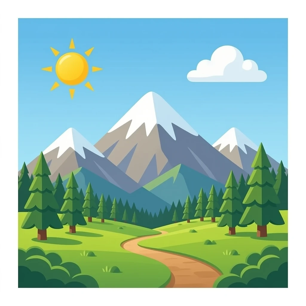 mountain emoji