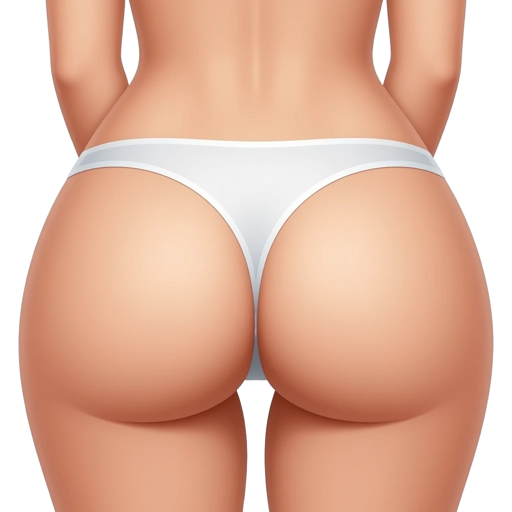 مؤخرة كبيرة عارية لإمرأة emoji