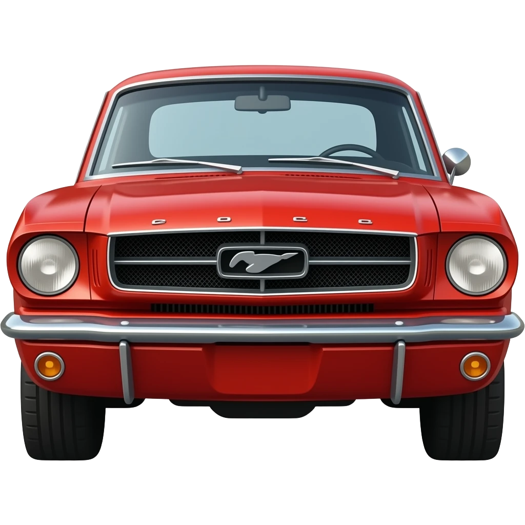 red 65 mustang emoji