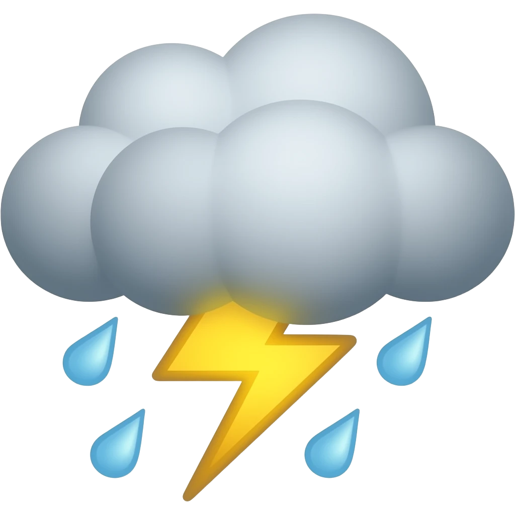 Thunder emoji