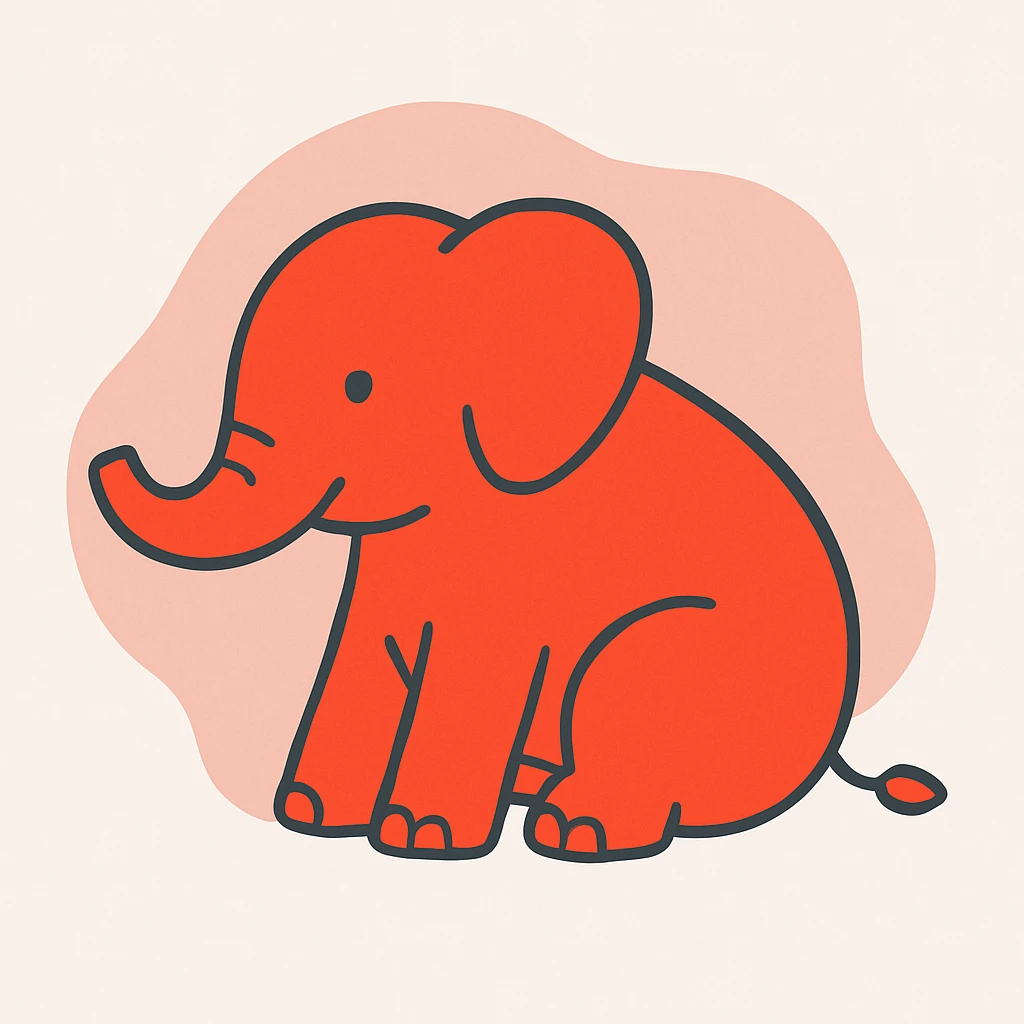 Elephant emoji