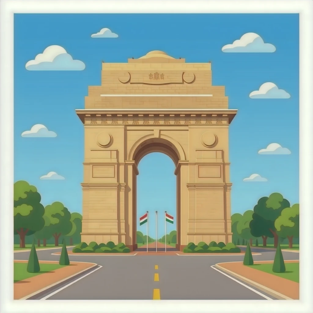 india gate emoji