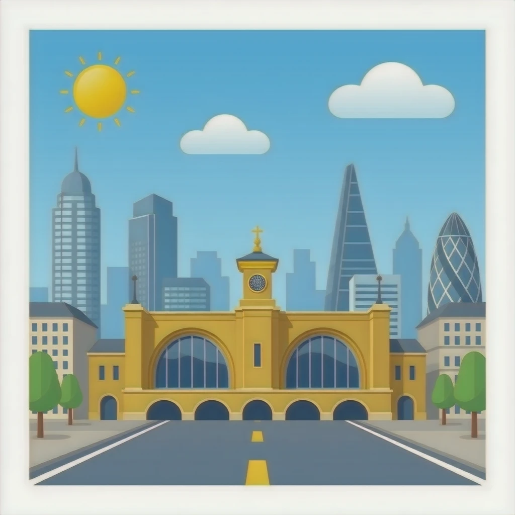 King's cross emoji