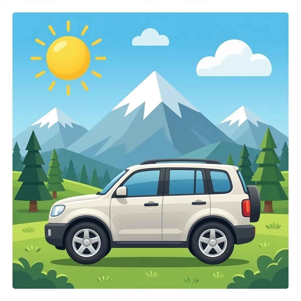 Mountain SUV emoji