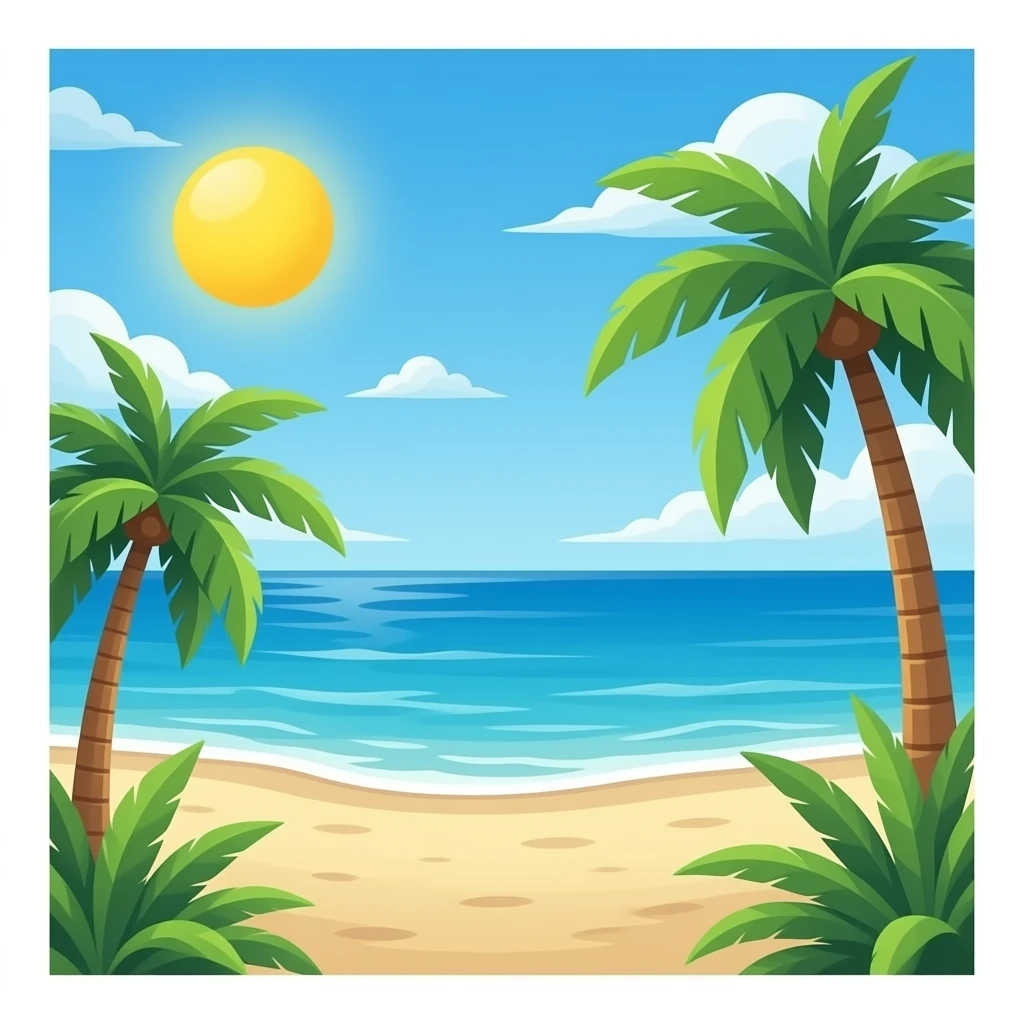 beach emoji