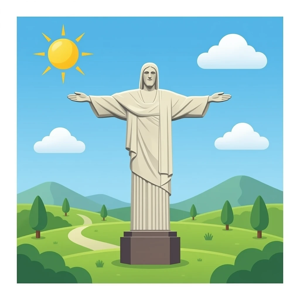 cristo redentor emoji