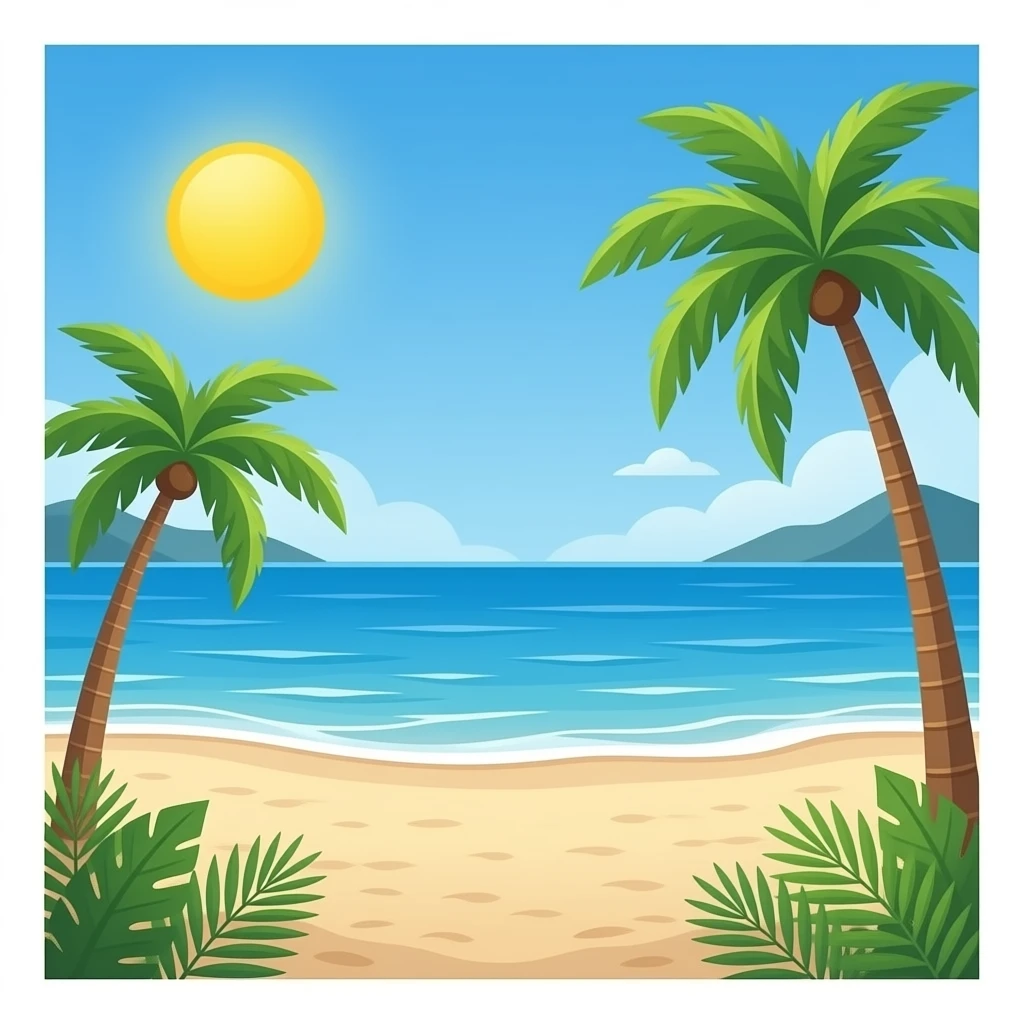 beach emoji