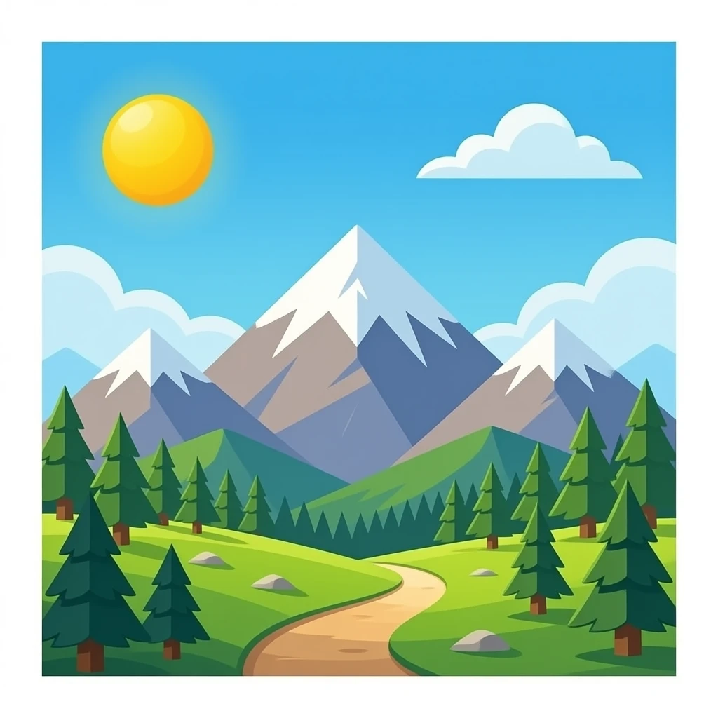 Mountain emoji
