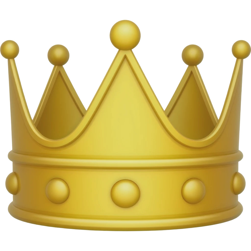 generate yellow royal crowns emoji