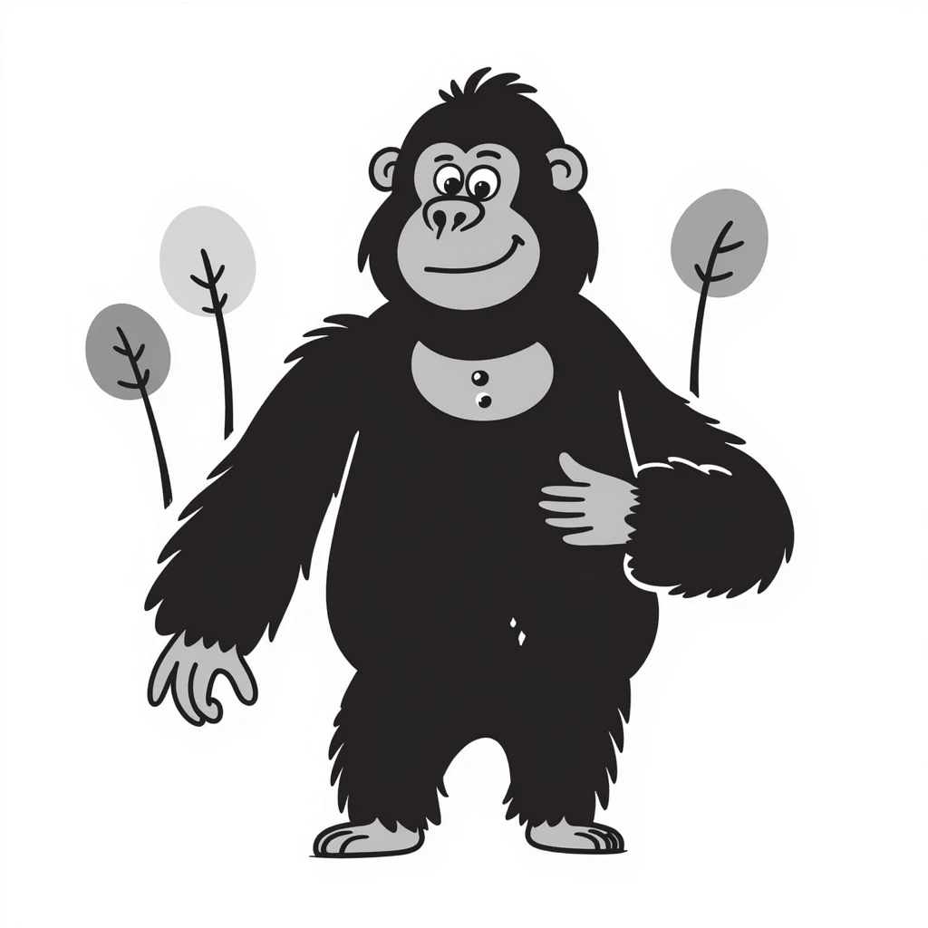 Gorilla emoji