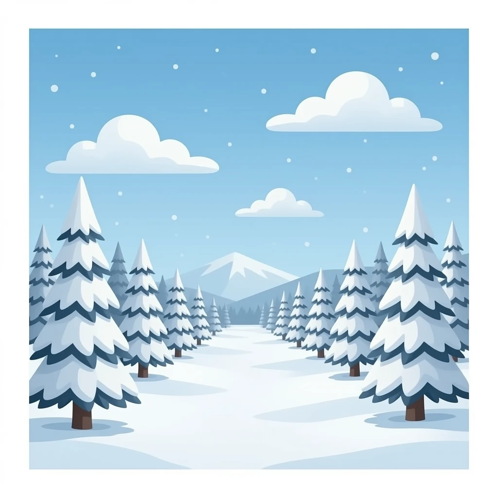 Snow emoji