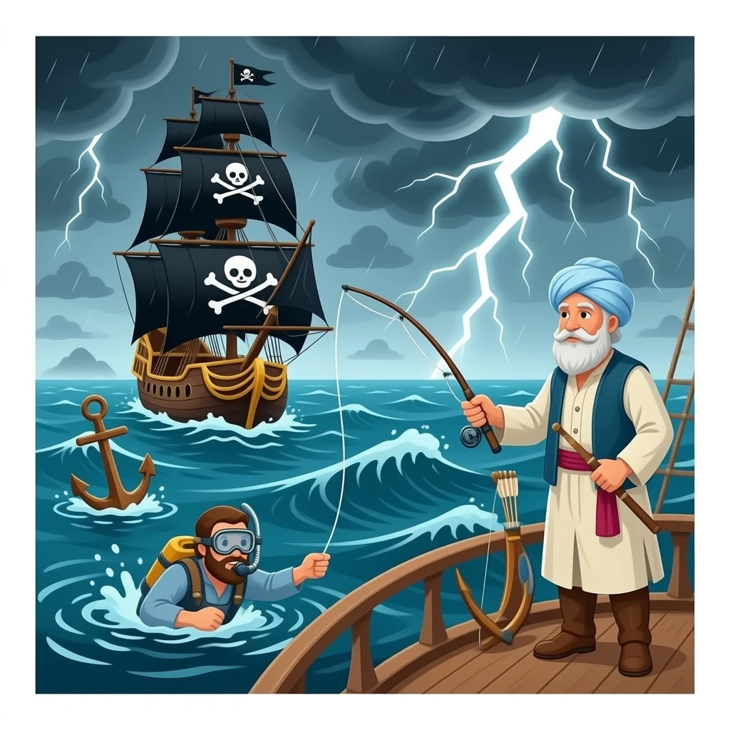 🌊🌧️🌧️🌧️🌧️🌧️🌧️🌧️🌩️⛈️🚢🏴‍☠️⚓️🧔🏻‍♂️🤿🎣👴🏻👳🏻‍♂️🏹 emoji