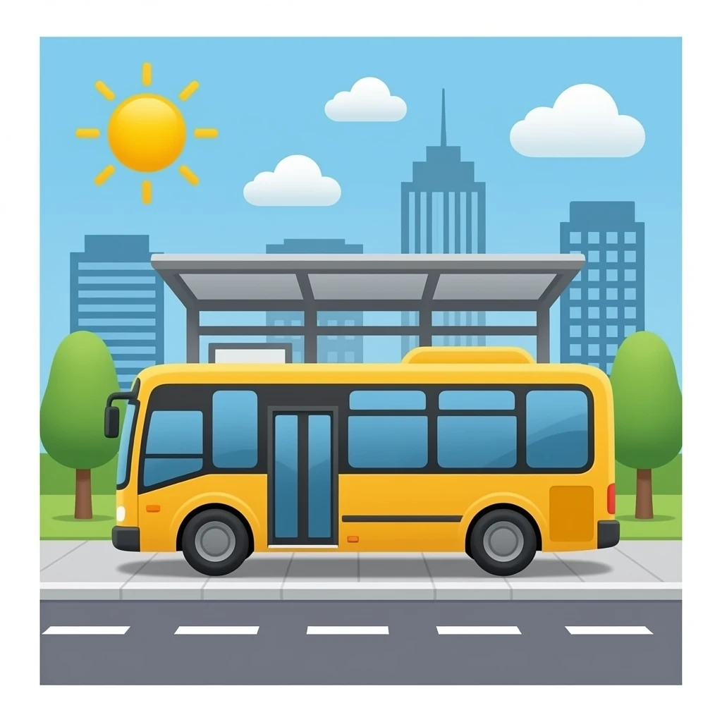 bus stop emoji