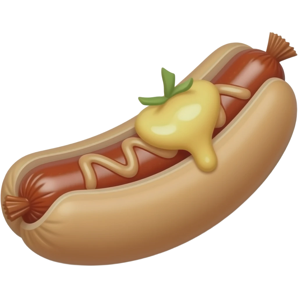 stuffing a sausage emoji