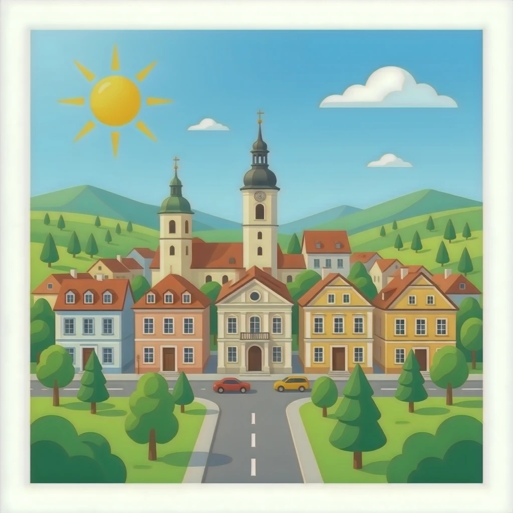 Stwórz mi grafikę bartkowice+maksiowice+antkowice=nowe miasto emoji
