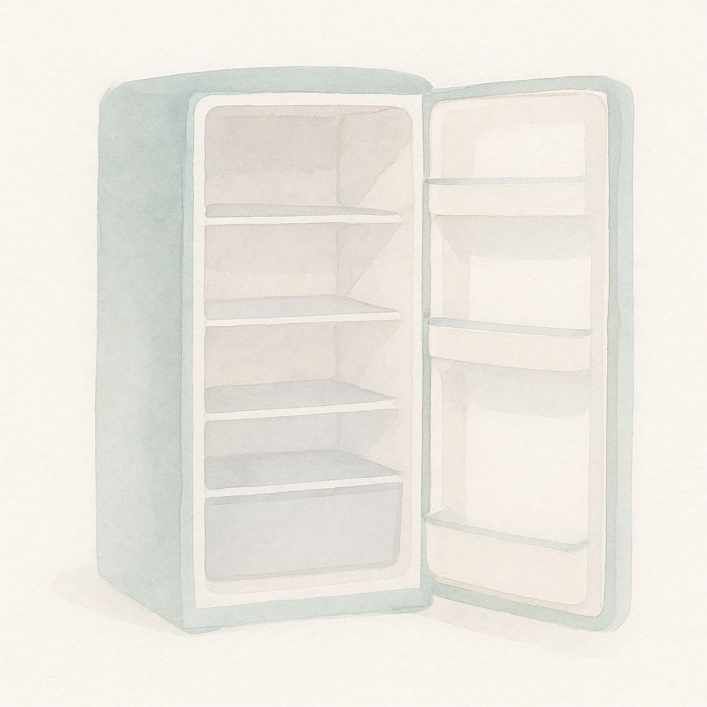 empty fridge emoji