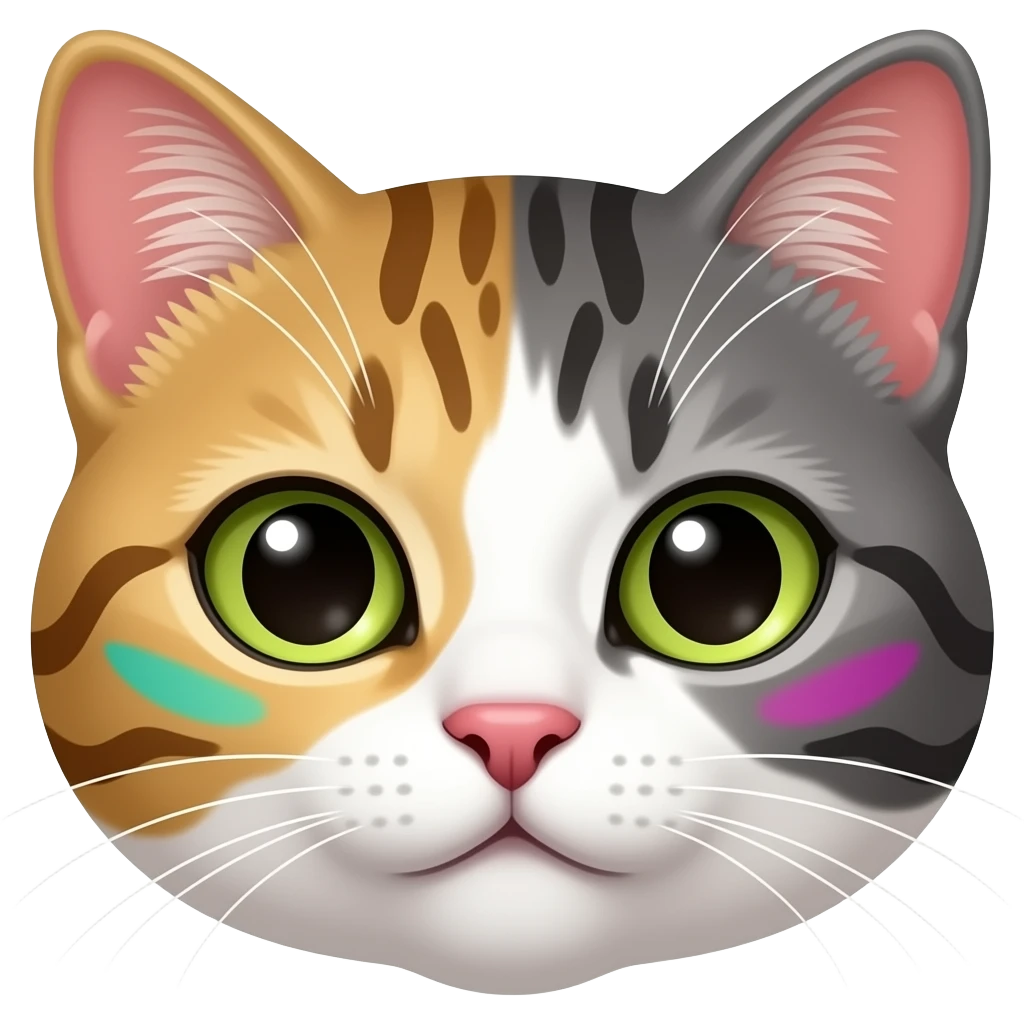 Makeup cat c emoji