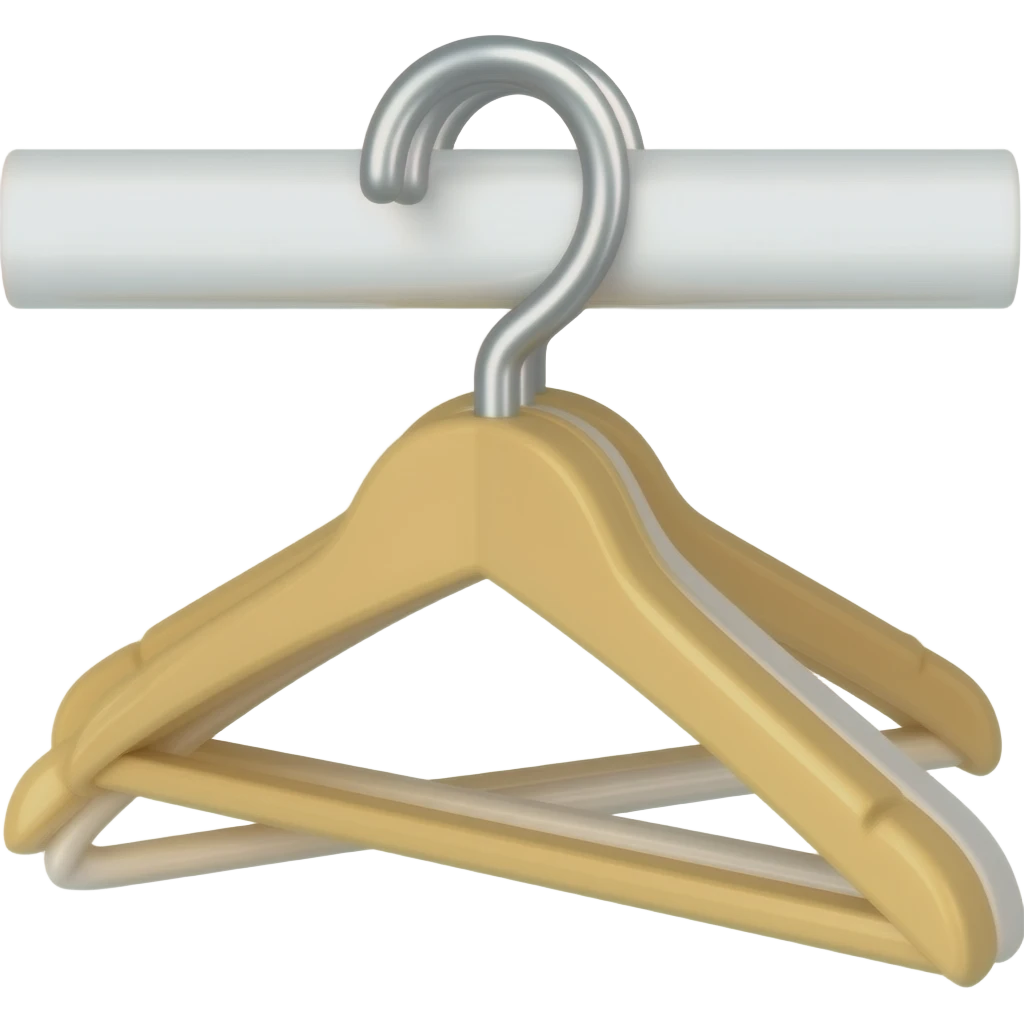 women cloth hanger emoji