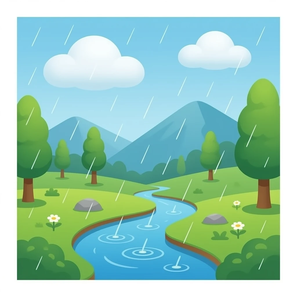 Rain emoji