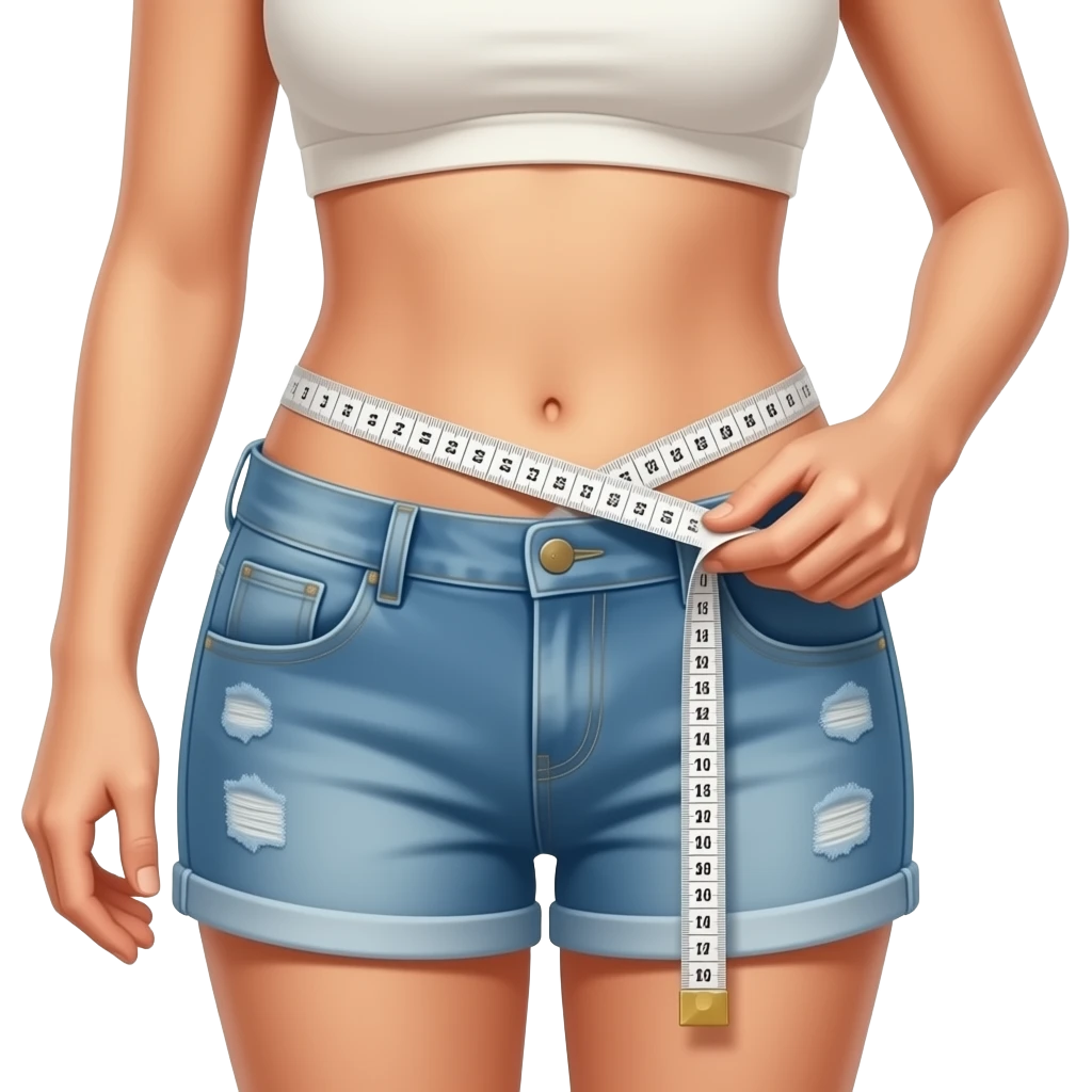 Measuring hips up clos emoji