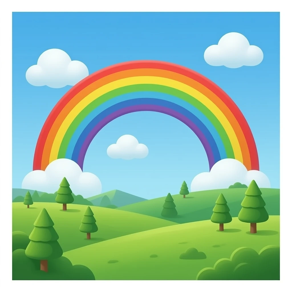 Rainbow emoji