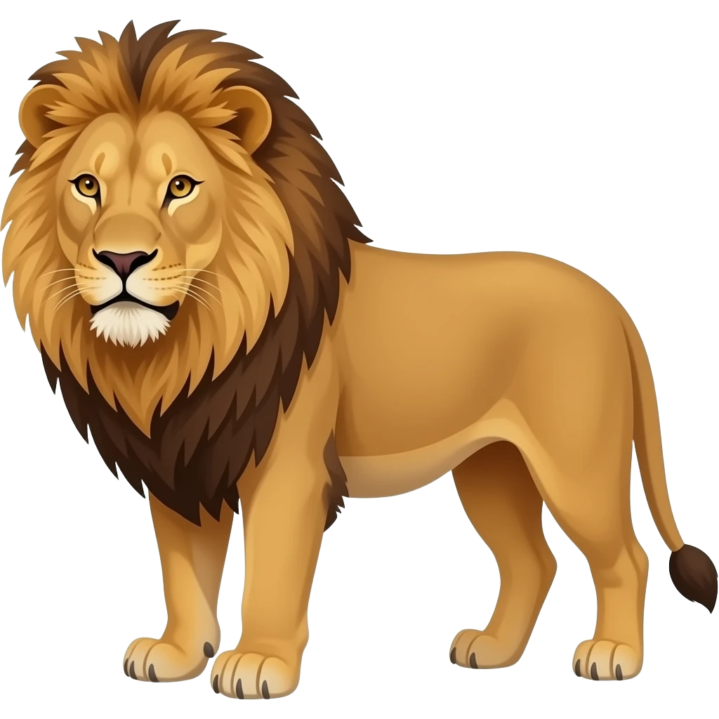 Full-body-lion emoji