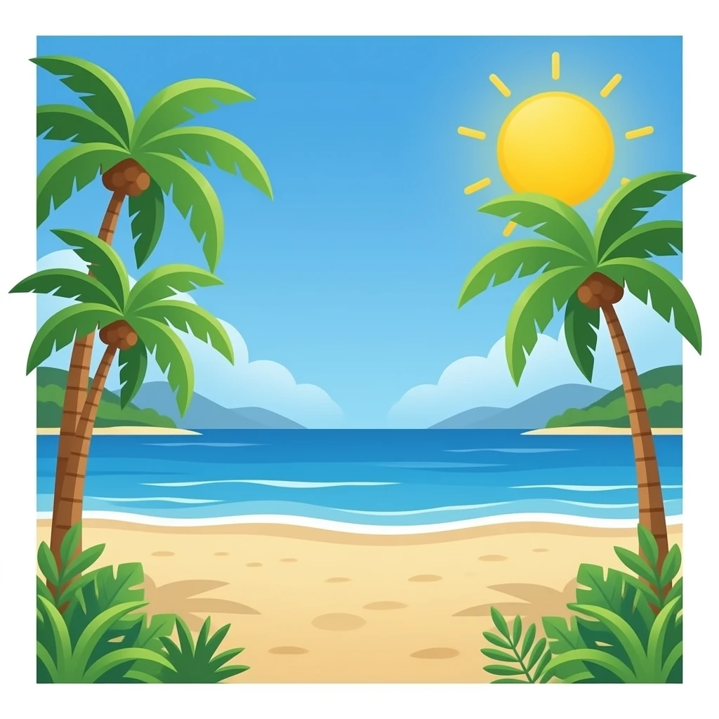 beach emoji