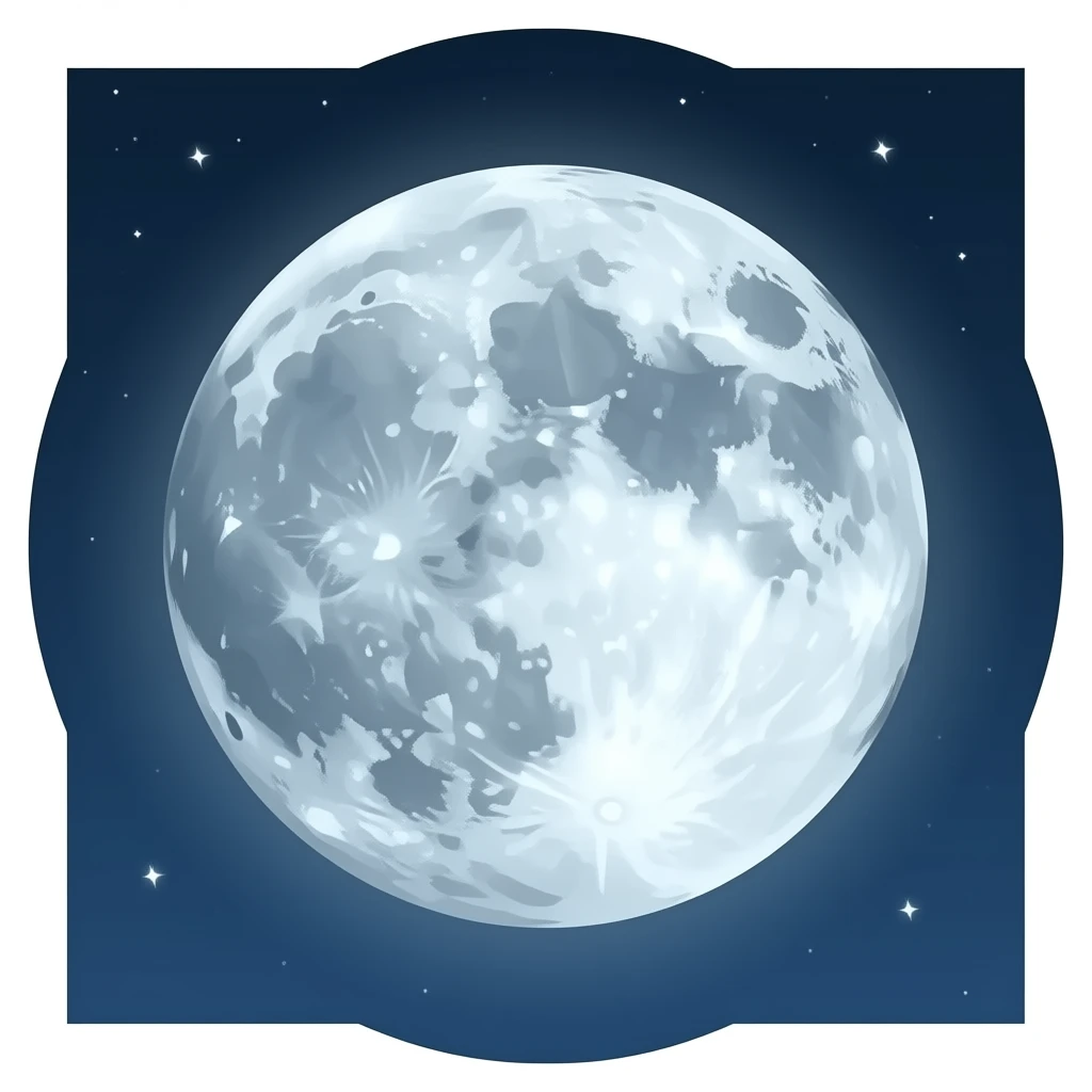 Gibbous 🌖 emoji