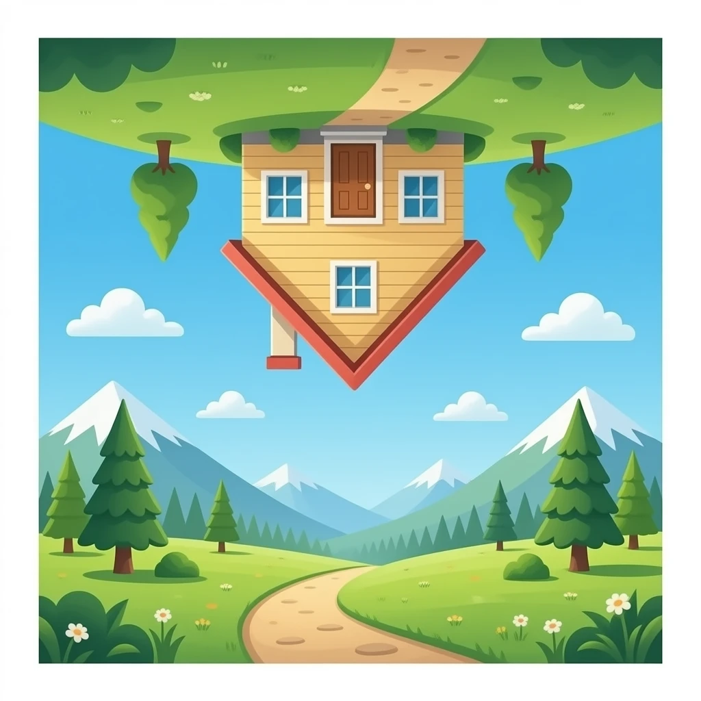 house upside down emoji