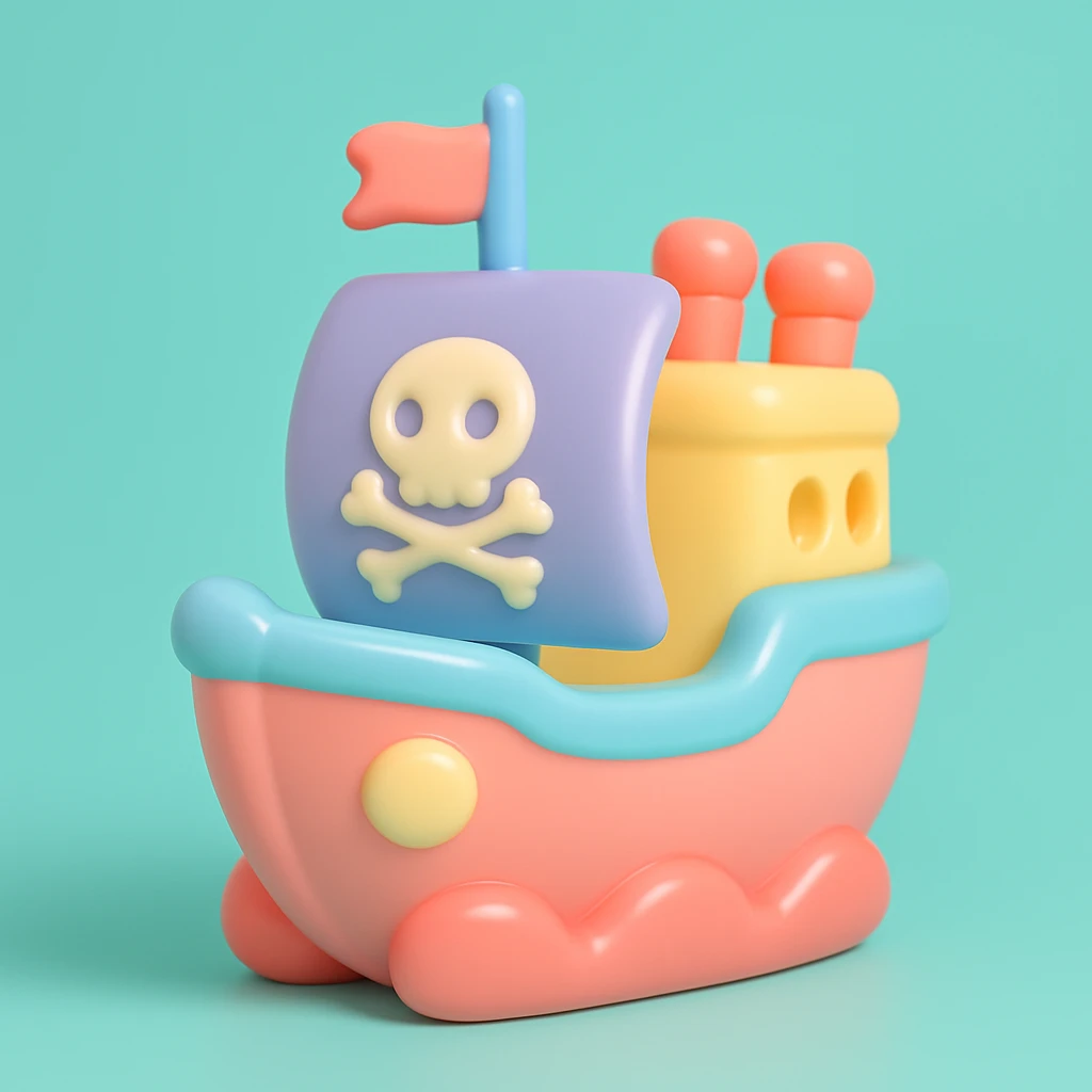 pirate ship emoji