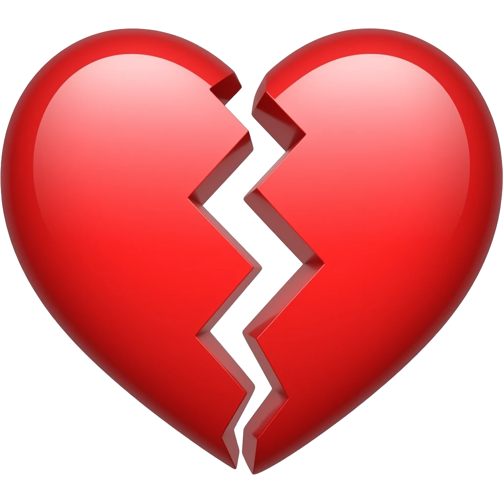 BROKEN HEART emoji