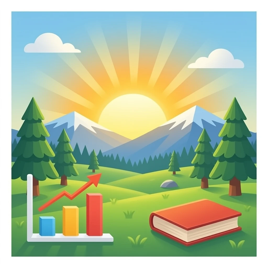 💫🏞️🌅📊📕 emoji