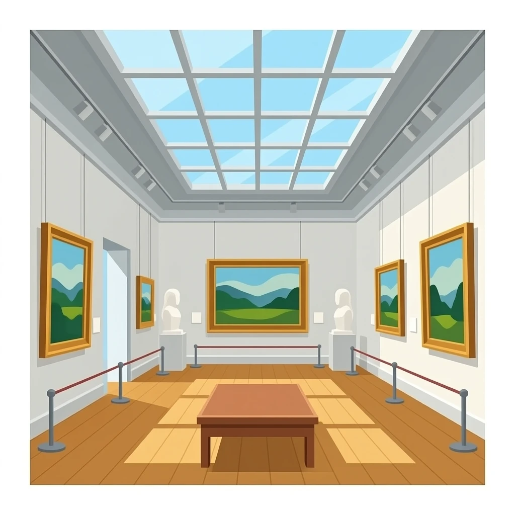 Museum inside emoji