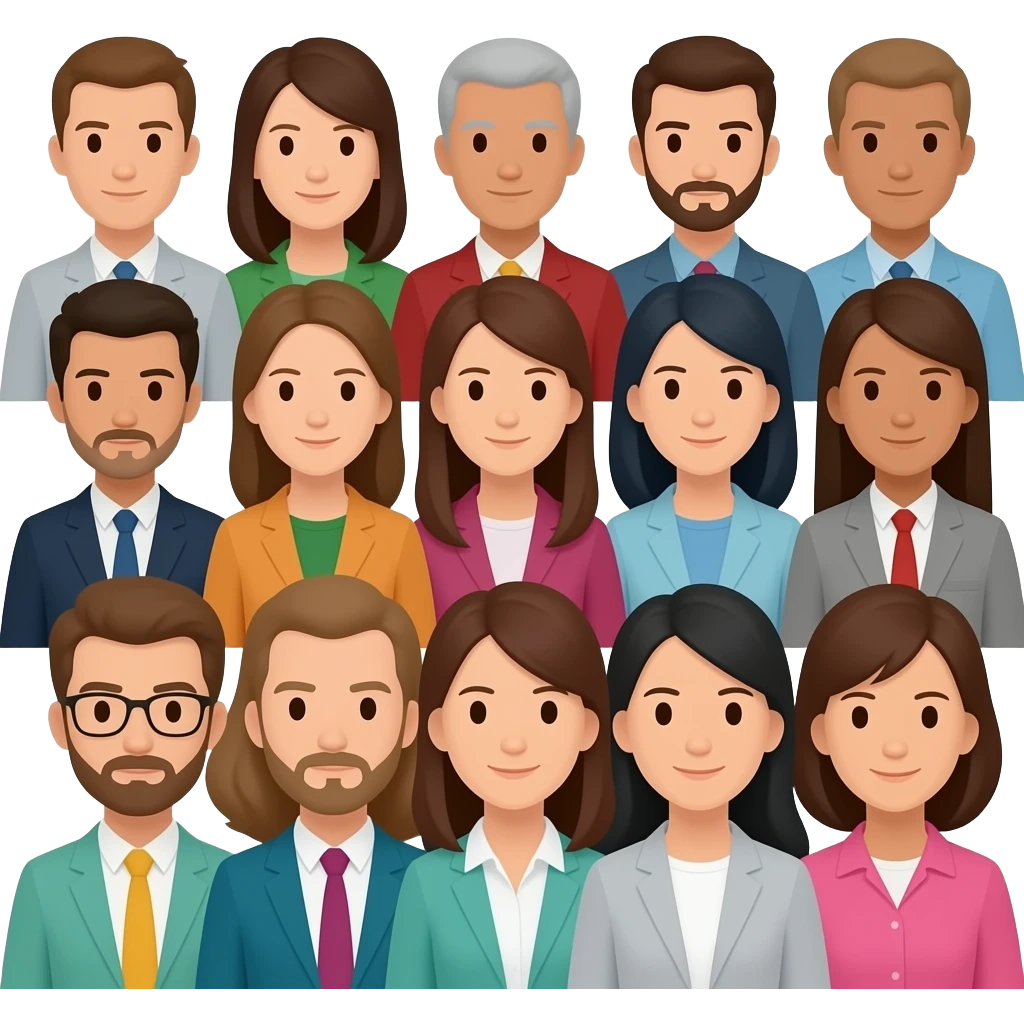 multitud emoji
