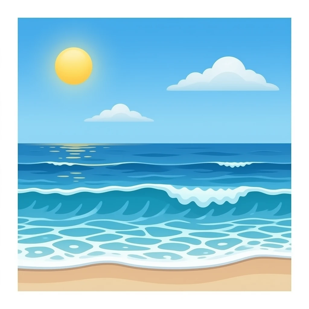 Ocean tides emoji