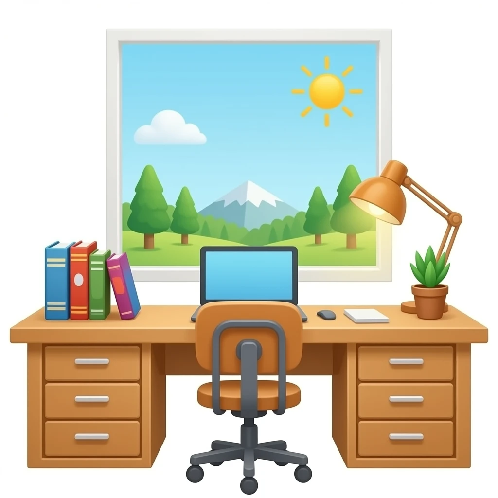 Cute study emoji