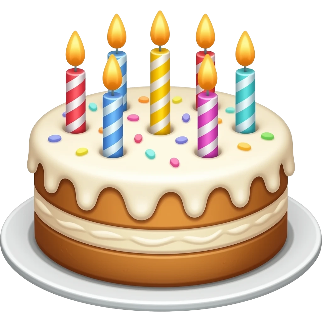 birthday cake emoji