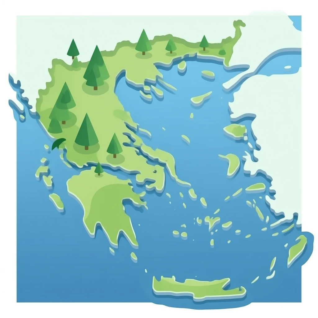 greece map emoji
