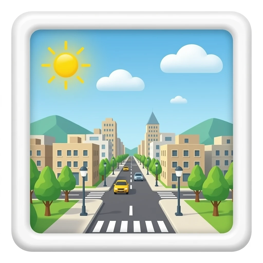 street map emoji